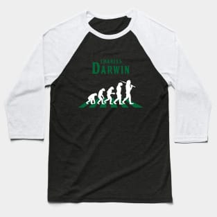 Evolution Charles Darwin Parody Baseball T-Shirt